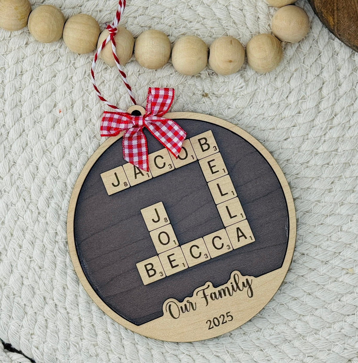 Holiday Ornament - up to 4 names