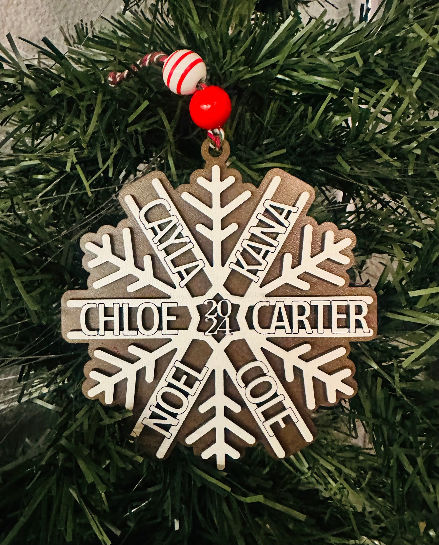 Snowflake Name Ornament
