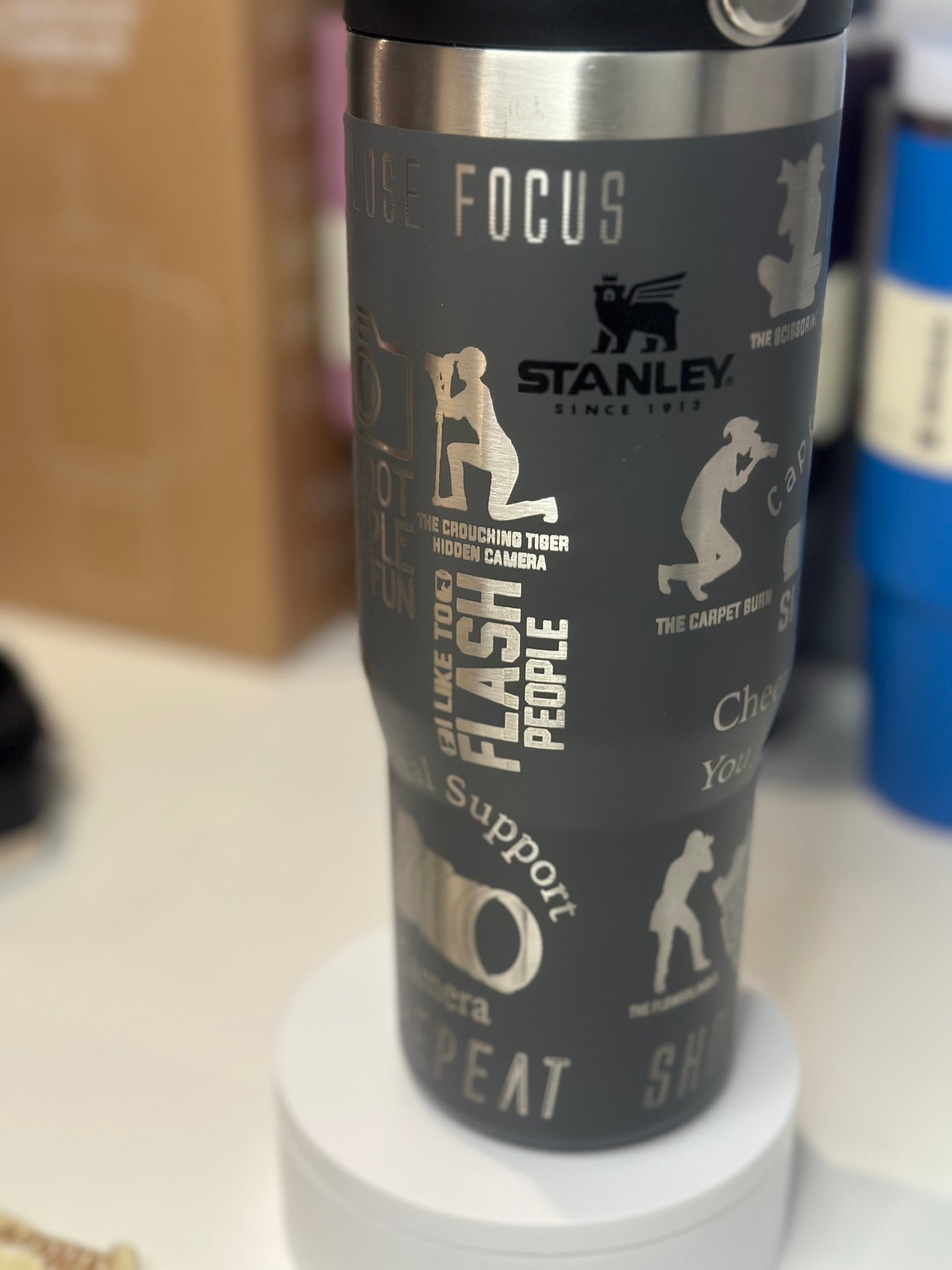 Chill & Sip: Custom 30oz Stanley ICEFLOW Tumbler