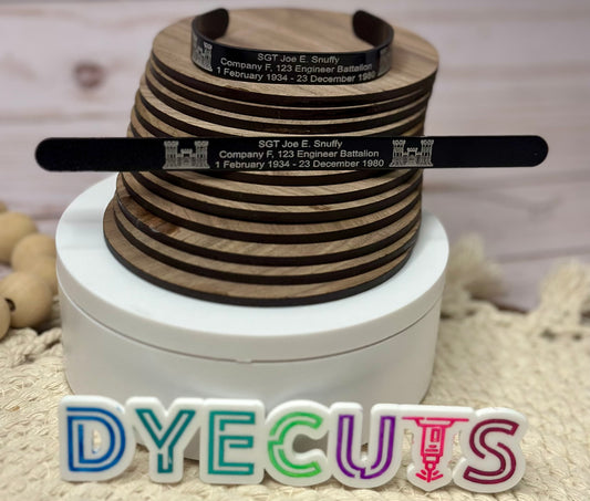 In Loving Memory: Custom Engraved Memorial Bracelet