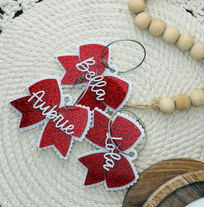 Custom Bow Bag Tag / Keychain