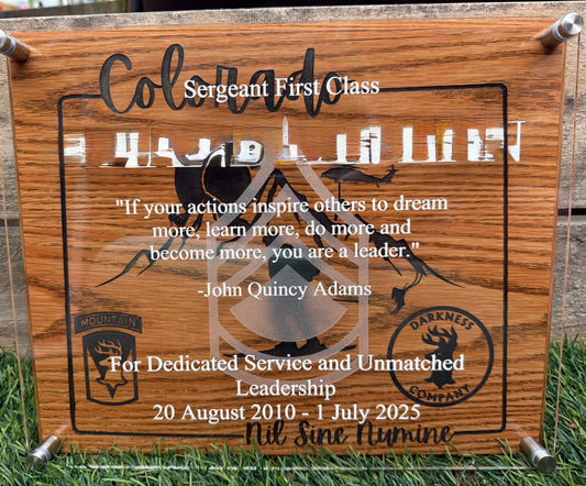 Custom Military going away, State/Base Military Going Away gift, farewell gift, promotion gift, retirement gift, personalized gift, all branches