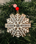 Snowflake Name Ornament