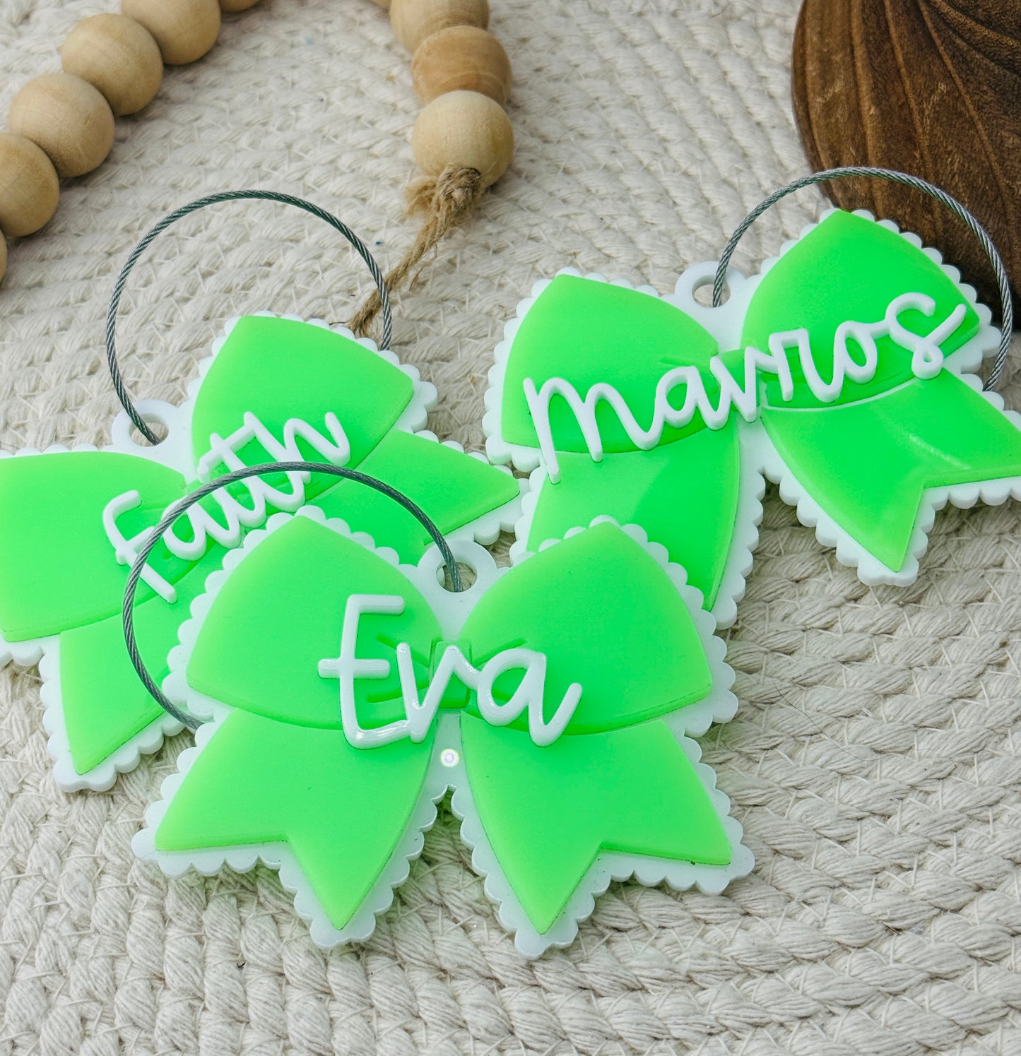 Custom Bow Bag Tag / Keychain