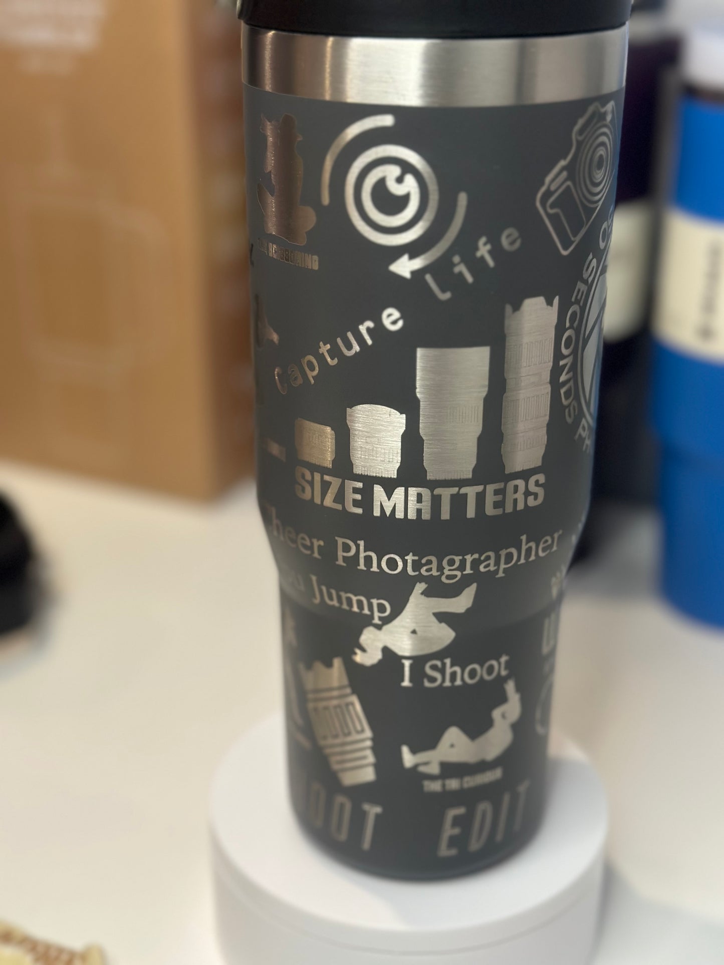 Custom Tumbler Engraving