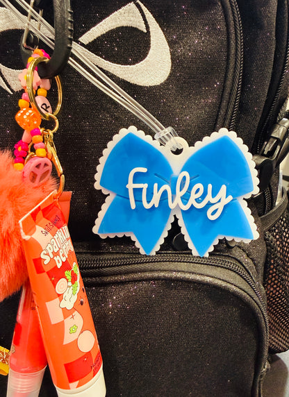 Custom Bow Bag Tag / Keychain