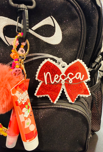 Custom Bow Bag Tag / Keychain
