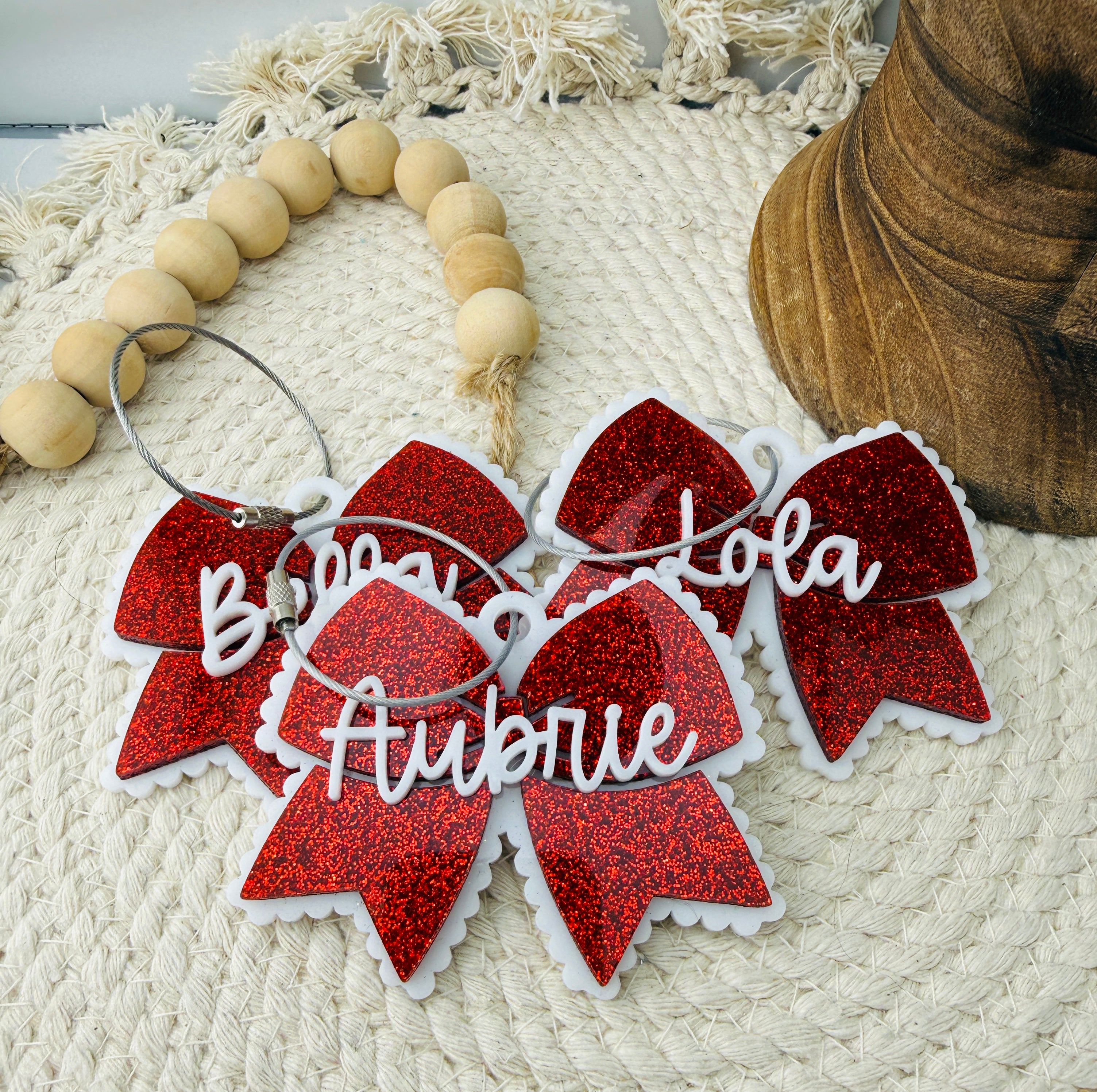 Custom Bow Bag Tag / Keychain