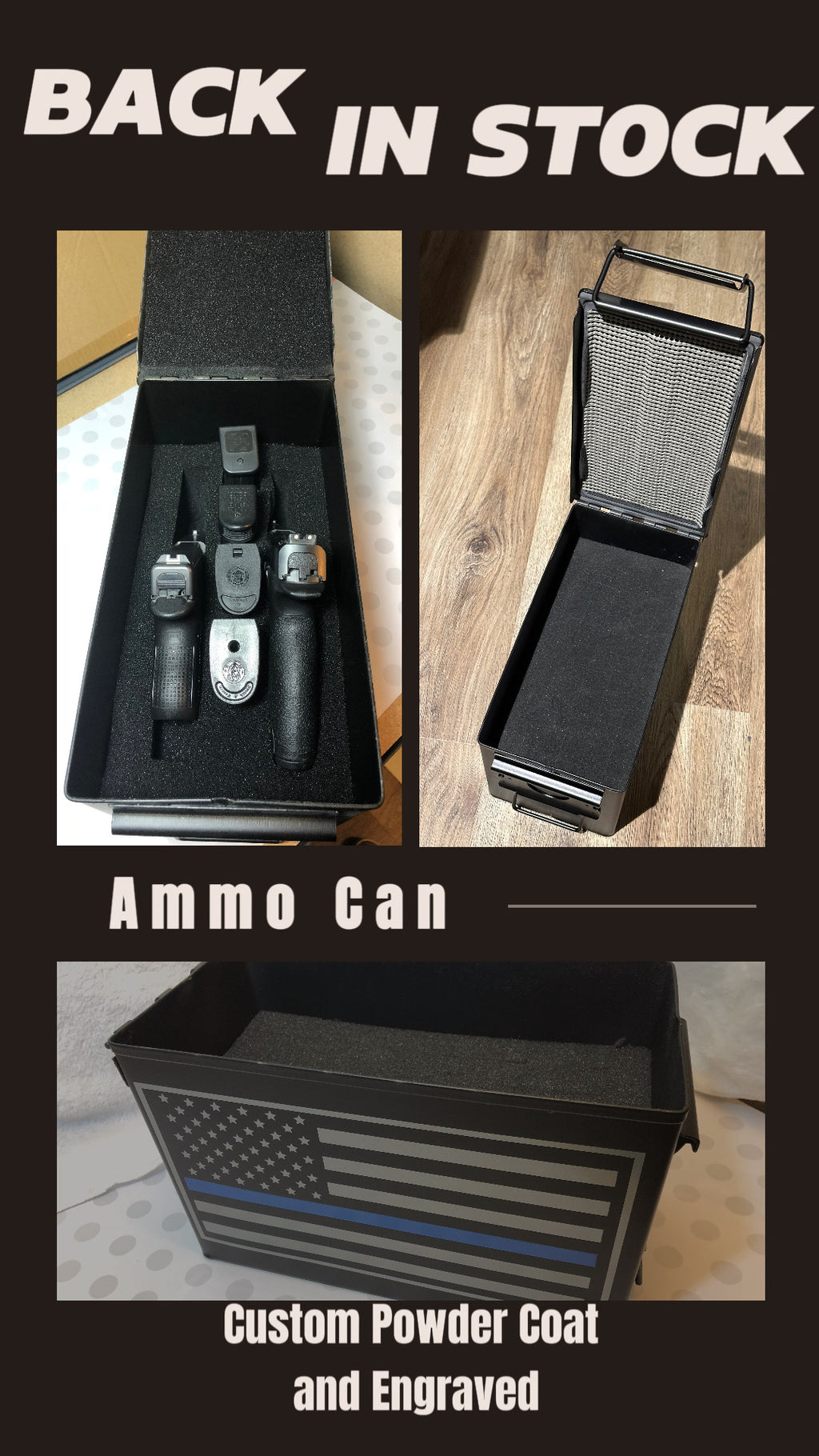 Blast from the Past: Personalized .50 Cal Ammo Can Storage