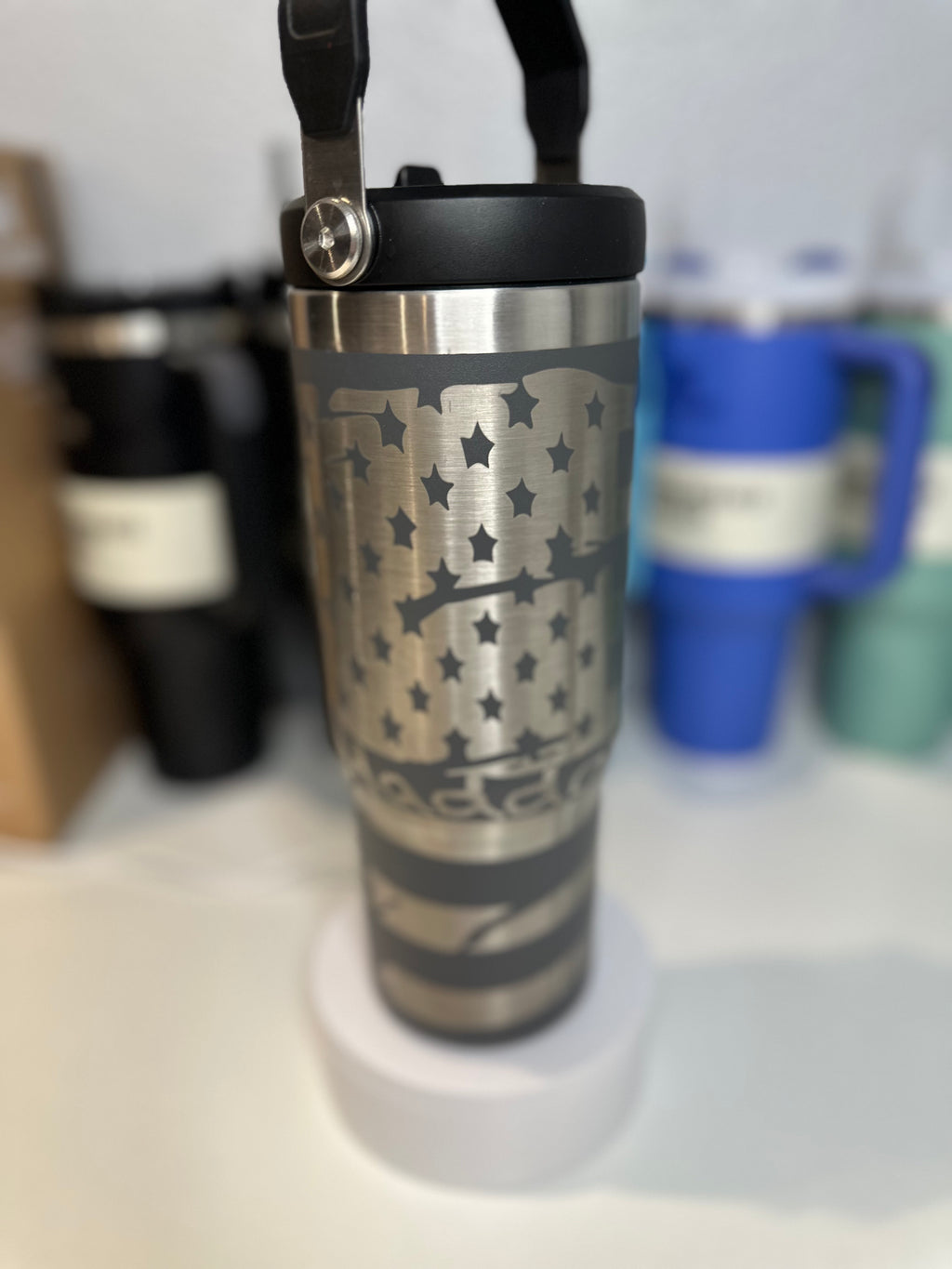 Chill & Sip: Custom 30oz Stanley ICEFLOW Tumbler