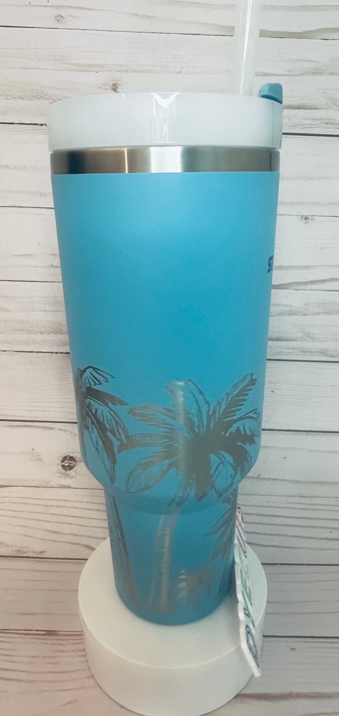 Escape to Paradise with the Stanley Palm Tree Tumbler!