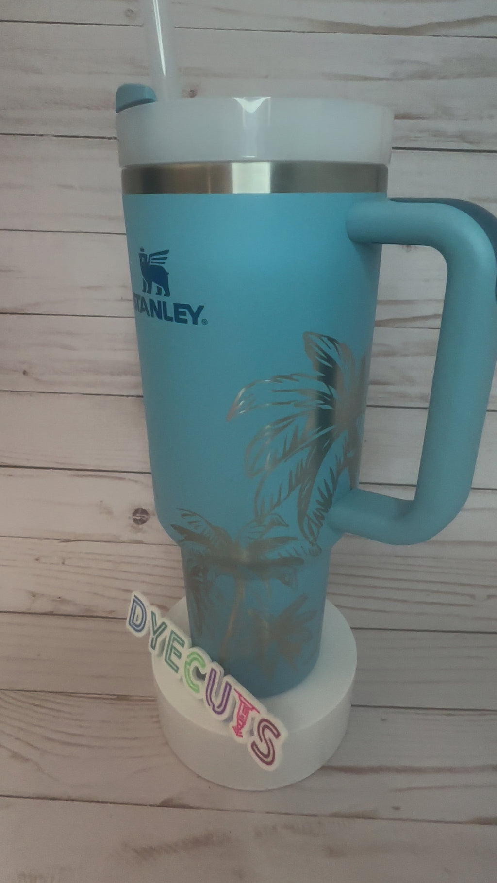 Escape to Paradise with the Stanley Palm Tree Tumbler!