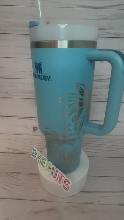 Escape to Paradise with the Stanley Palm Tree Tumbler!